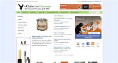 Desktop Screenshot of echristianfinance.com