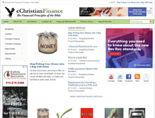 Tablet Screenshot of echristianfinance.com
